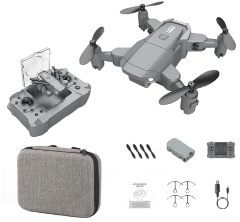 CHICAMPERA Mini Drone Pliable Quadricoptère Rc Pour Adultes Et Débutants, Télécommandé 4 Canaux, 2,4 Ghz, Vol Stable Six Gyroscopes, Éclairage Led Pour Vol Nocturne, Modèle Ky905 Paquet De Rangement