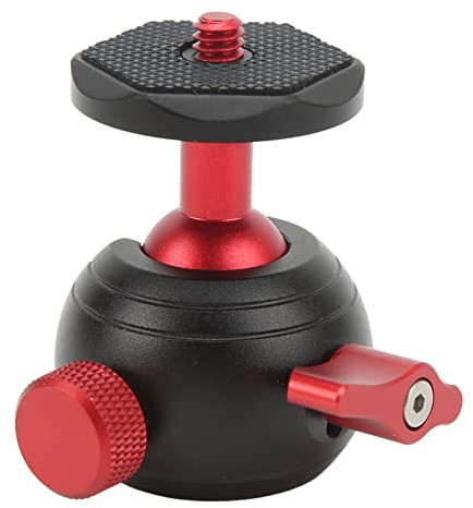 CHICIRIS Puluzpanoramische Kamera Stativ-Mount-Ball Kopfflexibler 360-Grad-Ballkopf für SLR-Kamera-Portable Design für Reisen