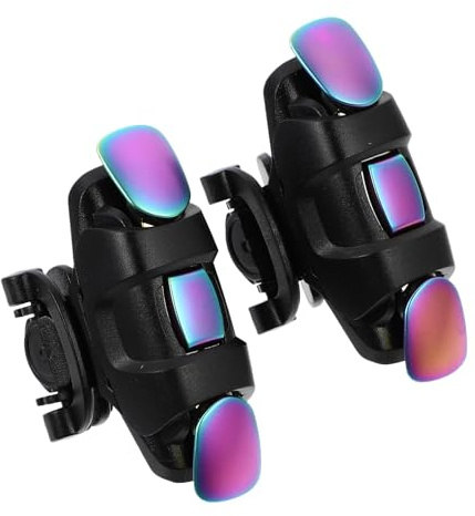 Lurrose Gatillos para Mando de Juego Negro Metálico, Disparadores Compactos Aplicables para Teléfono Móvil, Accesorios Prácticos para Mejorar la Experiencia de Juego