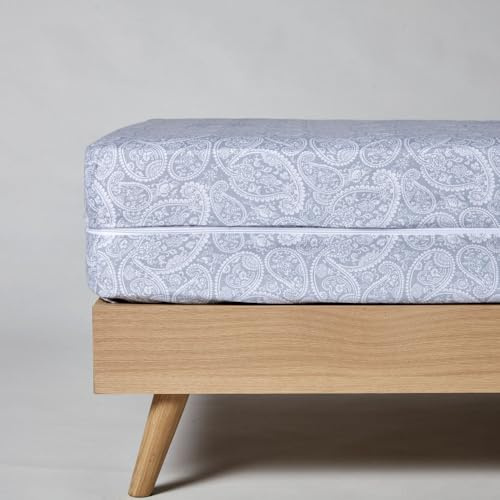 10XDIEZ – Matratzenschoner für Bett 90 cm – 90 x 190 cm Kaschmir – vollständiger Schutz