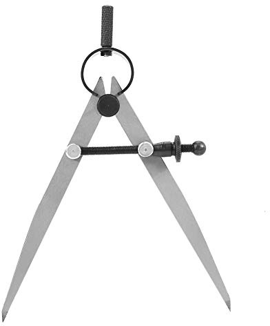 Lederhandwerk Kompasse 100mm Flügelteiler Falzbein rotierend für präzises Lederhandwerk perfekt zur genauen Teilung und Markierung von Leder