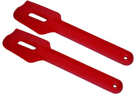Tupperware Paddelschaber-Set, Rot, Kunststoff, 22,2 cm, Spülmaschinenfest, BPA-frei