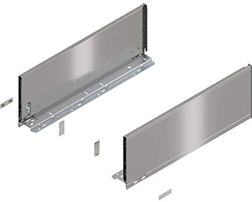Blum Legrabox pure H C Schubladenschienen Set | 1 Paar, 40kg 600mm | Tip On Vollauszug, inox