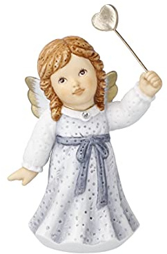 Goebel Weihnachtsdekoration Engelsfigur aus Porzellan hergestellt, Maße: 9.5 cm x 5.5 cm x 4.5 cm, 11-749-30-1