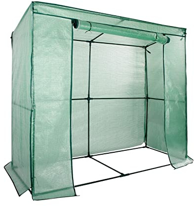 Invernadero Botanika – aprox. 1,6 m² – 200 x 78 x 170 cm – Incluye cuerdas tensoras, anclajes e instrucciones de montaje