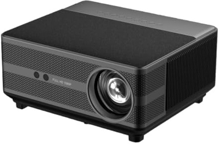VVHUDA Proyector 1080P LED 4K Proyector Android Auto PK DLP Vídeo 3D Proyector de Cine en casa Inteligente (D como se Muestra) Small Gift