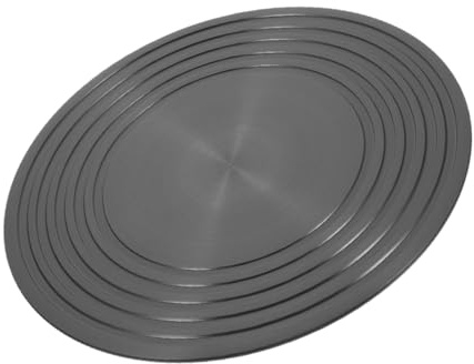 Aluminium Wärmeverteilerplatte für Gasherd in Schwarz, Küchenmodell | Glatter Aufbau, Leicht zu Reinigen und Verstauen, Schnelle Handhabung, Passend für Küchenbereich