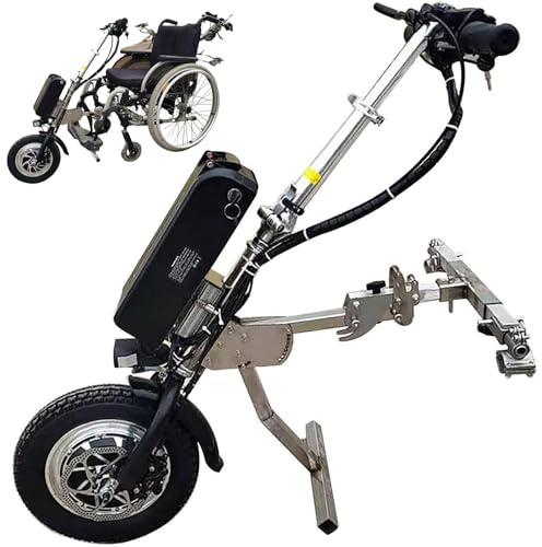 Dispositivo De TraccióN Para Silla De Ruedas De 500 W, Con Luz Delantera + Amortiguador + Tweeter, BateríA De 48 V 15 Ah/17 Ah, 3 Velocidades, Alcance 60/70 Km,A15Ah