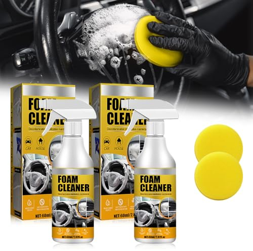ComedyKing Nettoyant en Mousse Multi-Usages, Nettoyage Voiture Interieur, Spray Nettoyant en Mousse Multi-Usages, Kit de Détachage Puissant pour Intérieur de Voiture, Maison, Cuisine (1)
