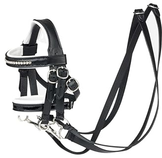 LeMieux Toy Pony Double Bridle Black - Real Design With Metal Bits and Functional Buckles - Educational Toy - Ages 3+