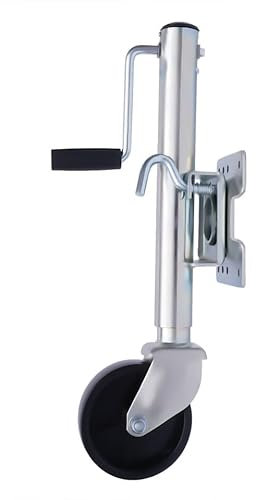 Duoruameng Rotelle di supporto per rimorchio, ruote di supporto per trailer, ruote di supporto automatiche, resistenti e resistenti, 1200 LB, 200 x 60 mm