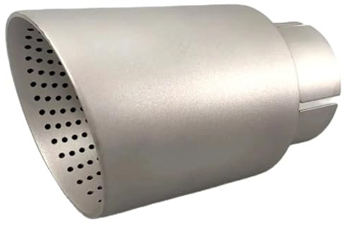 Auspuff Endrohre Für VW Für GTI MK7 Für Golf 7 Düse Einzigen Schalldämpfer Rohr 1PCS 304 Matte Edelstahl Auto Universal Auspuff System Spitze Auto Auspuff Endrohr(60MM IN 101MM)