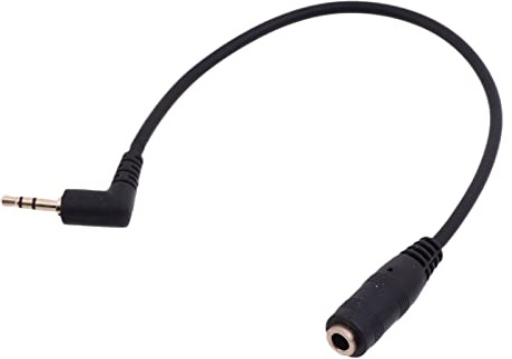Vdaxvme 2.5mm to 3.5mm Audio Adapter, 20cm/7.87 Gold Plated Audio Jack Connector for Headphones, MP3, Earphones, Speakers