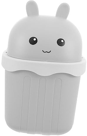 BUGUUYO Abfalleimer Mini Für Schreibtisch Couchtisch Nachttisch Kleiner Mülleimer Deckel Für Altpapier Bleistiftspäne Krümel Tisch-mülleimer Für Büro Zuhause Hotel