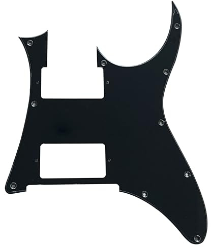 Für Ibanez RG 350 DX HH Humbuck Style Gitarre Pickguard Teile (1-lagig, schwarz)