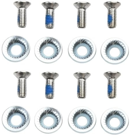 XUCZHAI Accesorios de esquí Arandela de fijación Universal Snowboard Tornillo Fijo Antideslizante práctico se Adapta a la mayoría de Fijaciones