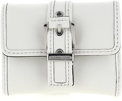 Michael Kors 32T4SBAD5L-085 SM TRIFOLD WALLET Donna OPTIC WHITE Taglia TU