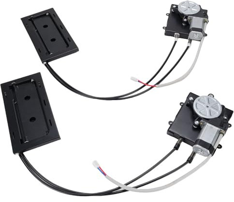 2pcs Plaque d'immatriculation du Véhicule électrique Cadre de Couverture en Métal Noir caché pour la Voiture de Licence, Kits