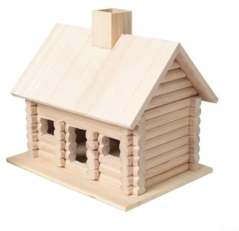 HOHOVYVY Nistkasten Für Vögel Für Draußen Wetterfest, Vogelhaus Aus Holz Für Garten Dekoration Outdoor Vogelhäuschen Nistkasten Wetterfest