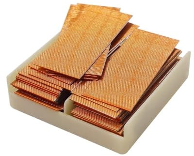 Lot de 10000 clous de finition dorés 23GA, 6-30mm, sans tête, revêtement cuivre, for agrafeuse droite modèle P630/P625(15mm)