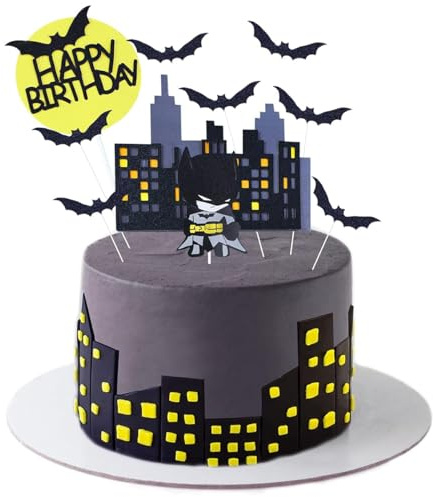 Tårtdekoration födelsedag hjälte pack 17 stycken, födelsedagstårta dekoration SuperHero Pack, tårta dekoration födelsedag, grattis på födelsedagen tårta topper