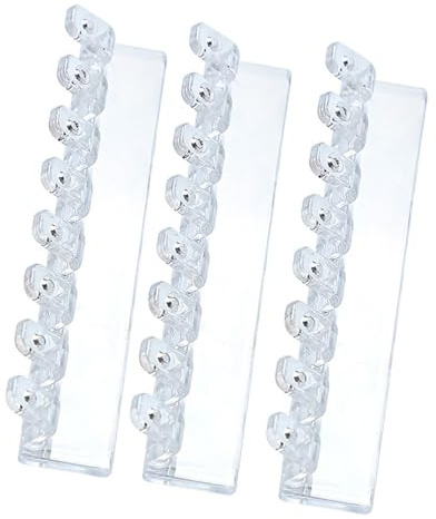 Oxxggkao Transparenter Halsketten-Organizer, Hänge-Ohrring-Halter, Wand-Organizer für Armbänder, Ringe und Ohrringe, Aufbewahrungsregal