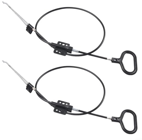 Besttoolifes Paquete de 2 cables de liberación de reclinable, mango en D de repuesto para sofá y silla, longitud total de 104 cm