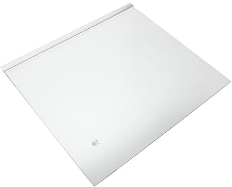 WOONEKY Balda de Vidrio Templado para Nevera Estante Transparente para Frigorífico Separador Resistente para Organización y Almacenamiento Cocina
