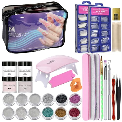 Juego de accesorios de arte de uñas acrílicas con prácticas herramientas de pincel para entusiastas de la manicura y principiantes por igual juego de cuidado de uñas