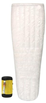 Twilight 10D 800FP Daunenschlafsack – Ultraleichte Winter-Campingdecke for -5 °C(Twilight-White-L)