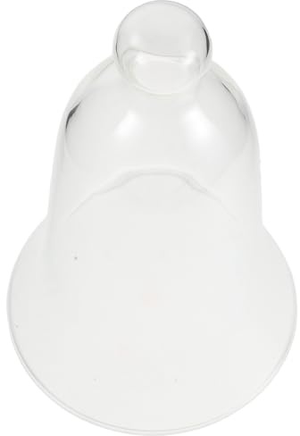 TOYANDONA Vintage Glasglocke zum Schutz vor Staub mit Retro-Design für Kuchen und Dekoration Geeignet für Garten und Innenbereich