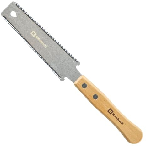 Einhell Mini-Japansäge RYOBA, 320 mm | Kompakt | Doppelschneide | Zugschnitt | 0,5-mm-Sägeblatt | 11 / 17 Zähne/Zoll | SK5-Karbonstahl | Zelkovenholzgriff