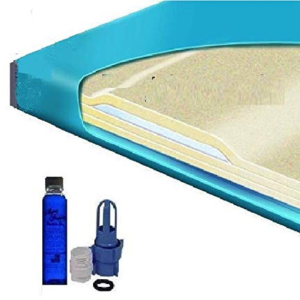 California King 80% Materasso a letto ad acqua semi senza onda con supporto lombare