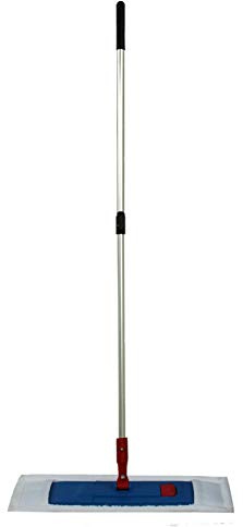 Mopp Set Teleskop 3-teilig - 40 cm - Klapphalter + Wischbezug + Teleskopstiel (1 Stück, Mikrofaser)
