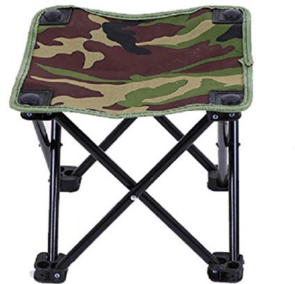 ANKINGART Camping Stool, Portable Folding Stool for Outdoor Walking Hiking Fishing 130KG Capacity (L)