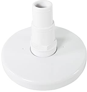 well2wellness® Pool Skimmerplatte Skimmer Vacuumplatte Skim-Vac mit beweglichem Anschlussstück 32-38mm