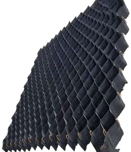 Stabilisateur Gravier Nid d'abeille Grille de sol stabilisatrice de gravier, 5 cm de haut Grille géo extra large avec trous de drainage, Autoroute de terrassement de collines escarpées Pavés de stabil