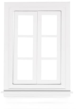Odoria 1/12 Fenster Miniatur Holz Puppenhaus Möbel Zubehör