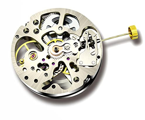1 unids ajuste péndulo modelo radial movimiento 'reloj automático 2001, plateado