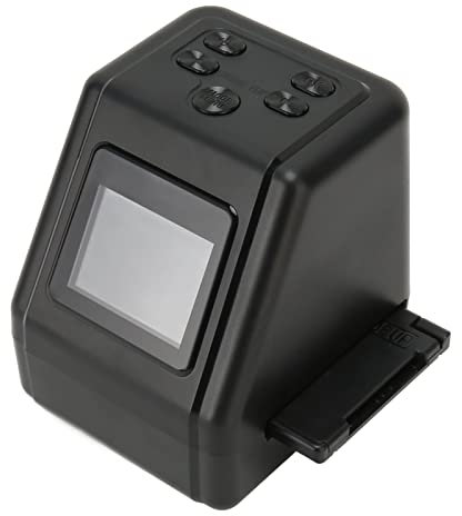 Mini Scanner per Diapositive per Pellicole Digitali, Schermo LCD TFT IPS HD da 2,0 Pollici, Conversione di 135 126 110 Diapositive per Pellicole Super 8 Mm in Negativi Colore Nero