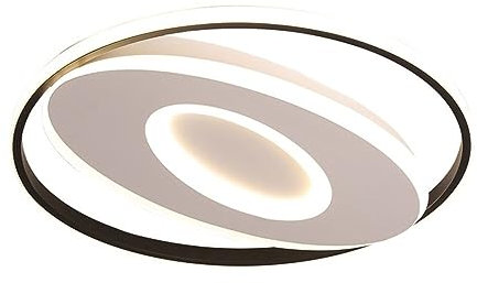 TIOCA Plafoniera da Incasso, LED Nordico Dimmerabile Soggiorno Tavolo da Pranzo in Ferro Battuto Luce Camera da Letto Luce da Bagno Luce da Sala, con Plafoniera Telecomandata (Color : 50cm)