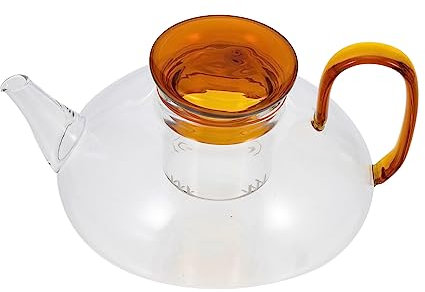 LIFKOME Glasteekanne Für Teestube Haushalt Kaffeekanne Japanisch Tee Kanne Kaffeehalter Kaffeekanne