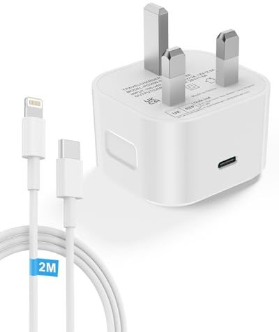 30W Fast Charger for iPhone,[MFi Certified] USB C Fast Charger Adapter | With 6FT Type C to Lightning Cable Compatible with iPhone 14/13/12/11 Pro/Pro Max/XS Max/XS/XR/X/SE/8/iPad and More
