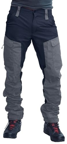 Pantalones de senderismo para hombre, elásticos, tácticos, resistentes al agua, pantalones cargo Ripstop, ligeros, pantalones de montañismo, pantalones de senderismo al aire libre, pantalones de