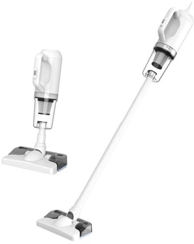 Aspirateur Balais sans Fil Et Serpillière Combinée, Souffleur Serpillière 3 en 1, 12000Pa Vertical Rechargeable Droits Maison, Sols Durs