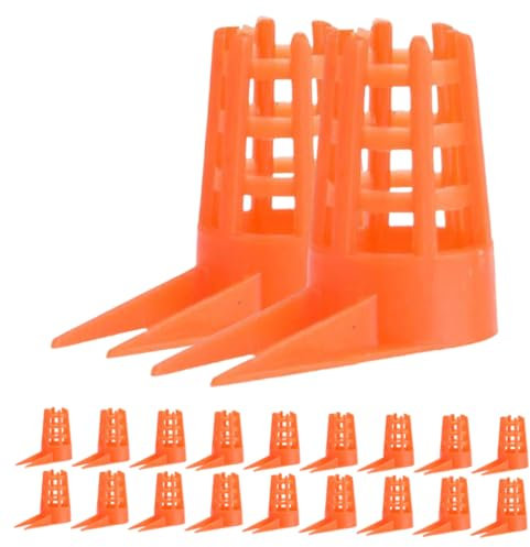 OFFSCH 100stücke Imker Werkzeuge Bienenfangkäfige Bienenzuchtinkubationsbasis Imker Zubehör Bienenzuchtbecher Schutzausrüstung Bienenkasten Zubehör