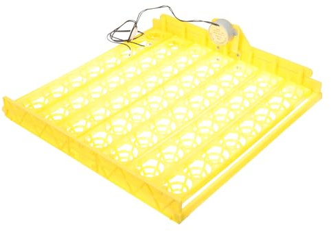 YARNOW Inkubator liefert vollautomatischer brutautomat vollautomatisch brutmaschine Brutkasten Zubehör egg incubator brütkasten automatische Eierwendeschale Bruteierablage Plastik Yellow