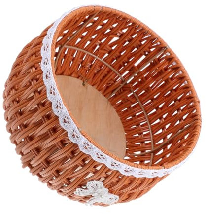 YARNOW Cesta De Flores De Ratán Tejida Mano Cesta para Macetas De Interior y Exterior para Guardar Jacintos y Plantas Marinas