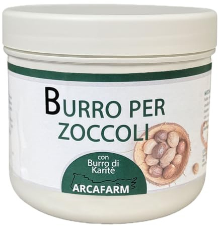 Grasso per Zoccoli del cavallo con Burro di Karité Arcafarm 500ml