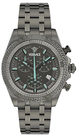 Versace Herren Chronograph Quarz Armbanduhr Fornax